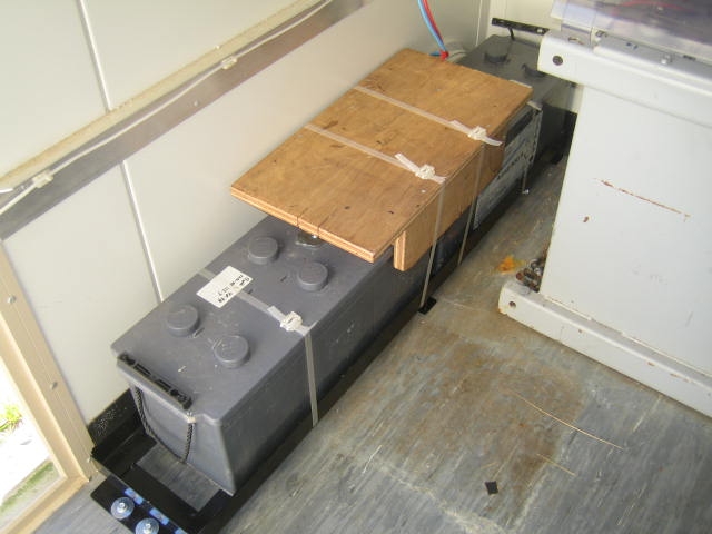 The battery installation