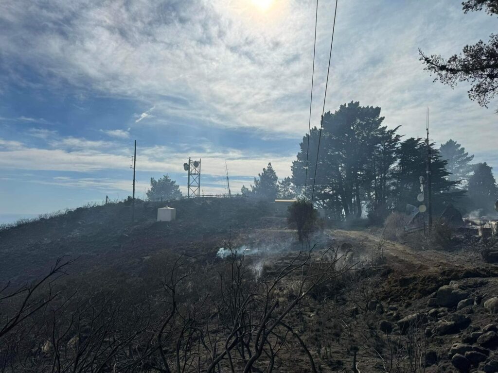 Fire at Marleys Hill repeater site
